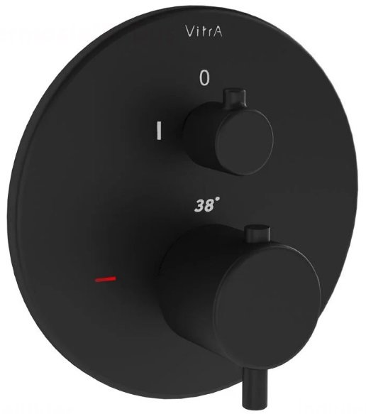 Vitra A4267236WTC Origin Ankastre Termostatik Duş Bataryası Mat Siyah.